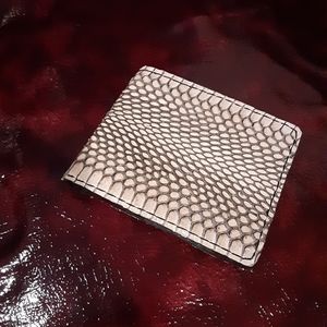 Genuine Cobra Snakeskin BiFold Wallet - Handmade